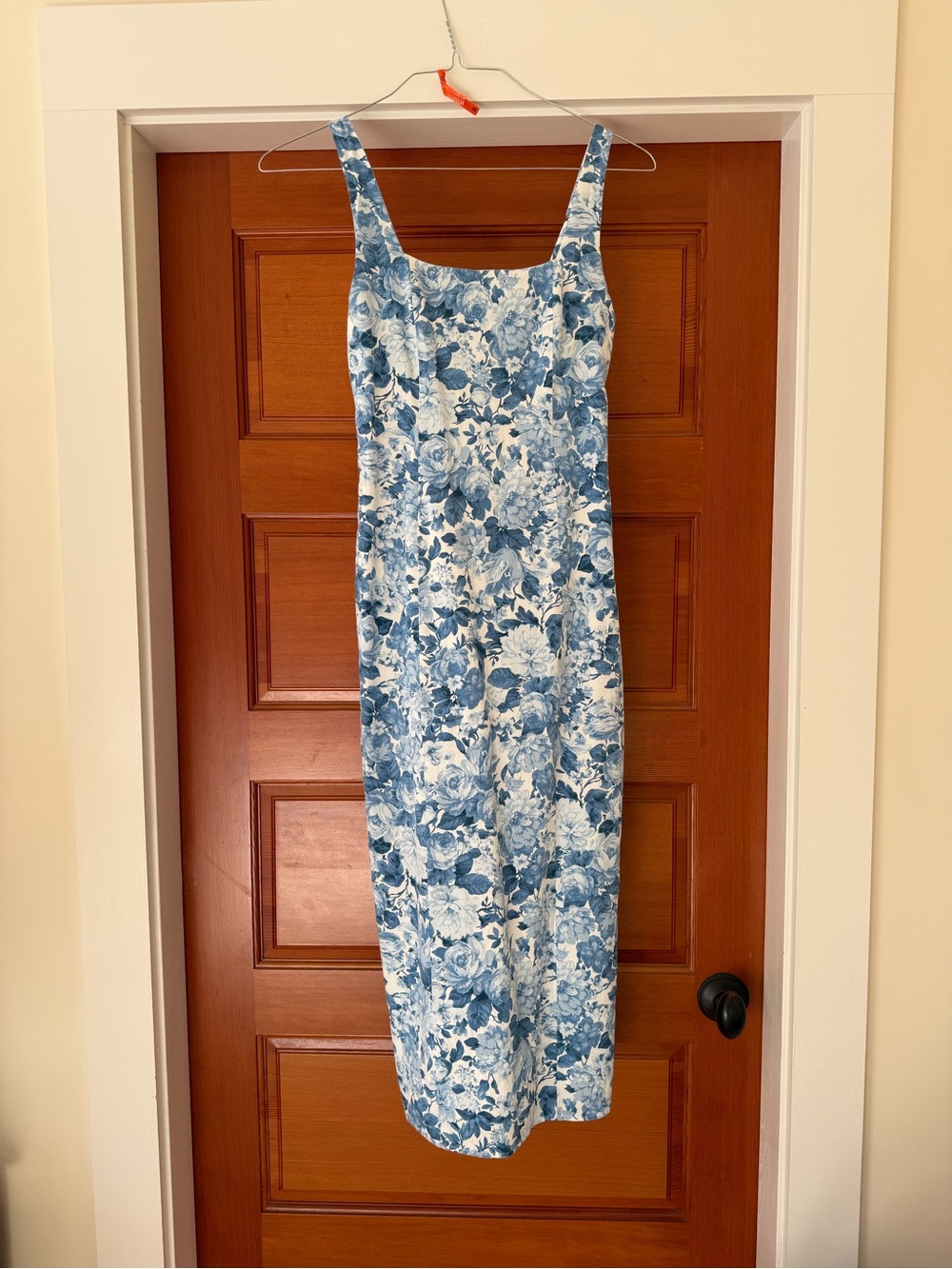 Abercrombie & Fitch Blue and White Floral Midi Dress